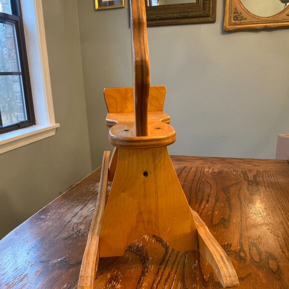 Vintage Wooden Rocking Horse For Toddlers - Handcrafted Design - 25" Long x 20" - Picture 2 of 11